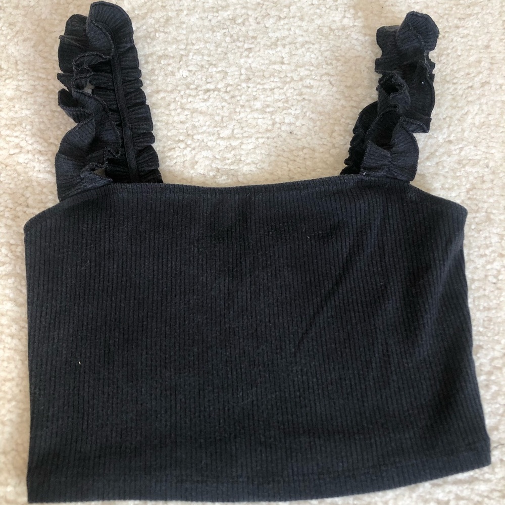 Aritzia Sunday Best Firecracker cropped tank